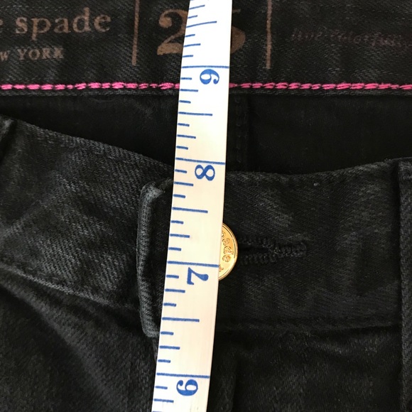Kate Spade | Black Broome Street denim jeans 26 - Picture 5 of 7
